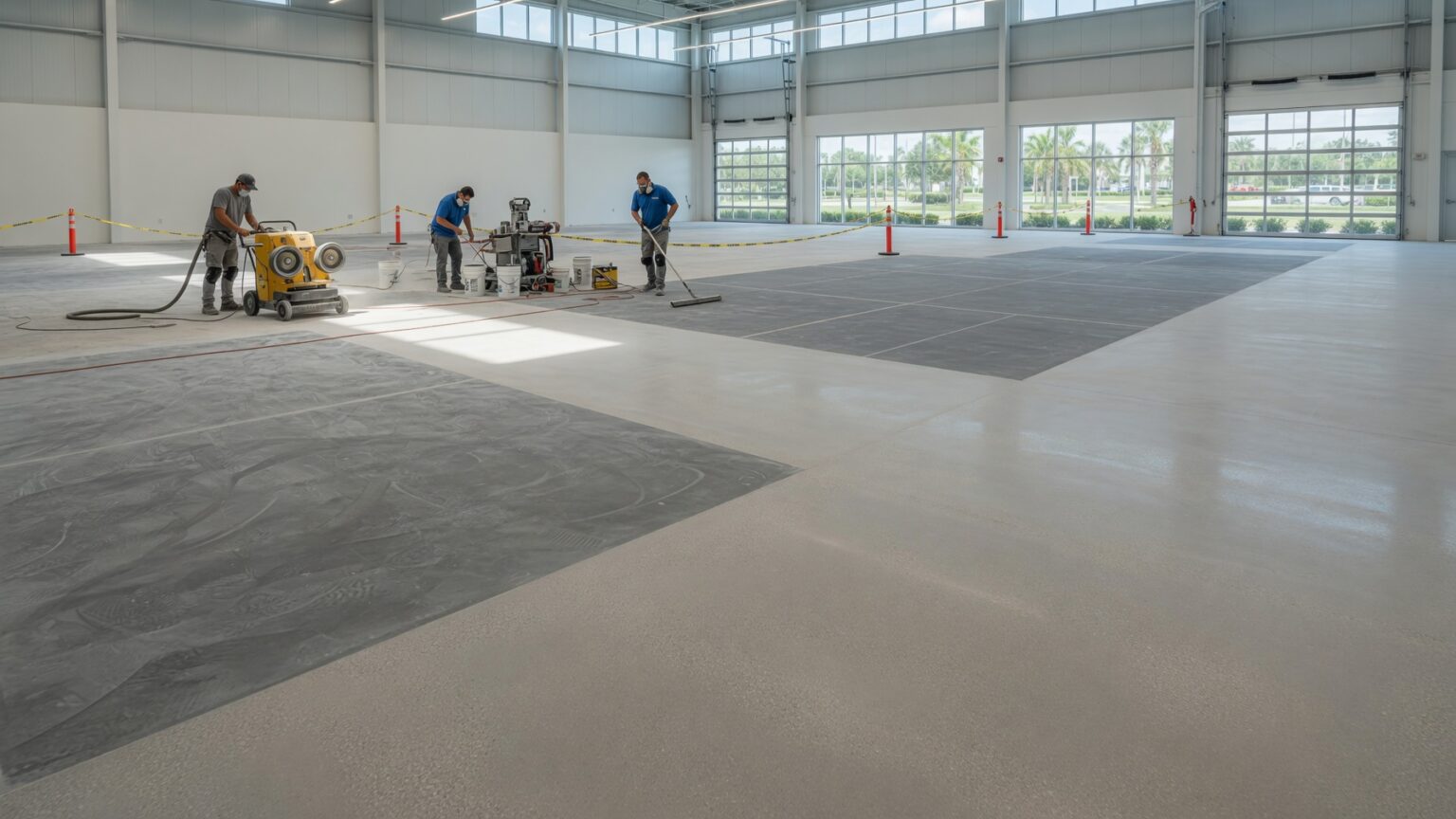 Commercial Concrete Floor Coatings in Orlando