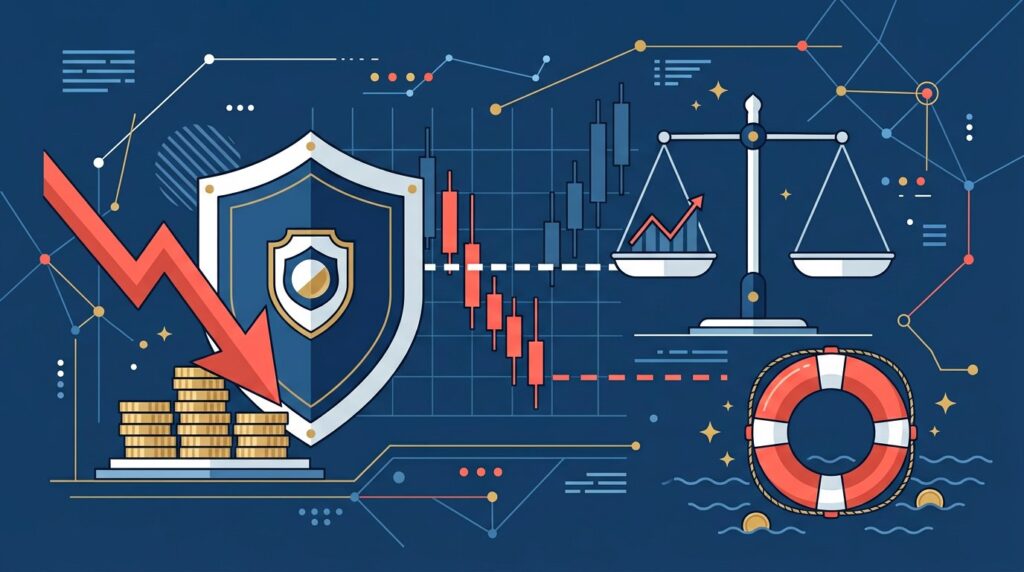 Forex trading risk management with capital protection shield