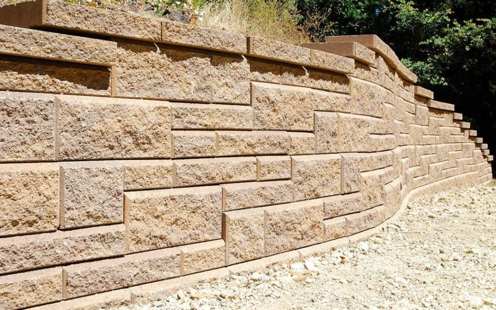 retaining wall pavers