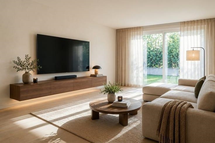 Wall-mounted televisions