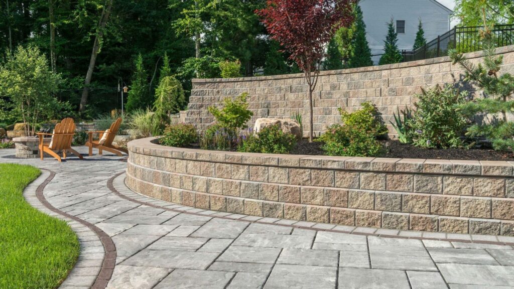 retaining wall pavers