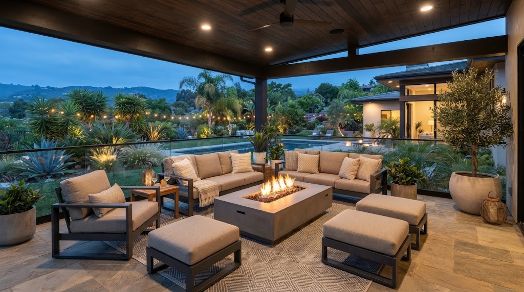 firepit patio set