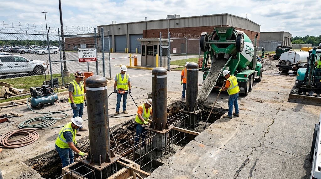 Security Bollards are used for everything from traffic