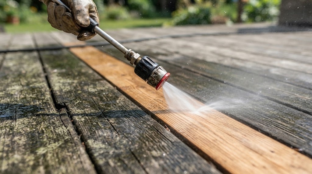 you’re to use a pressure washer