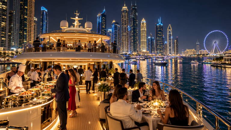 Mega Yacht Dinner Cruise: Best Dubai Dining Experience, Prices & Booking Guide