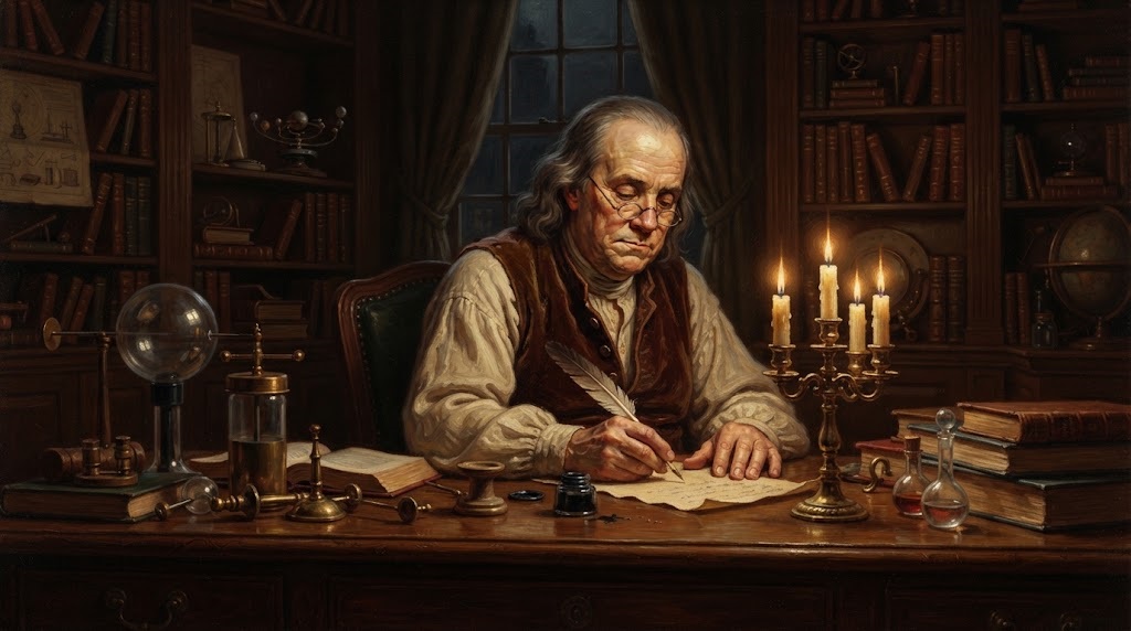 Benjamin Franklin originally coined