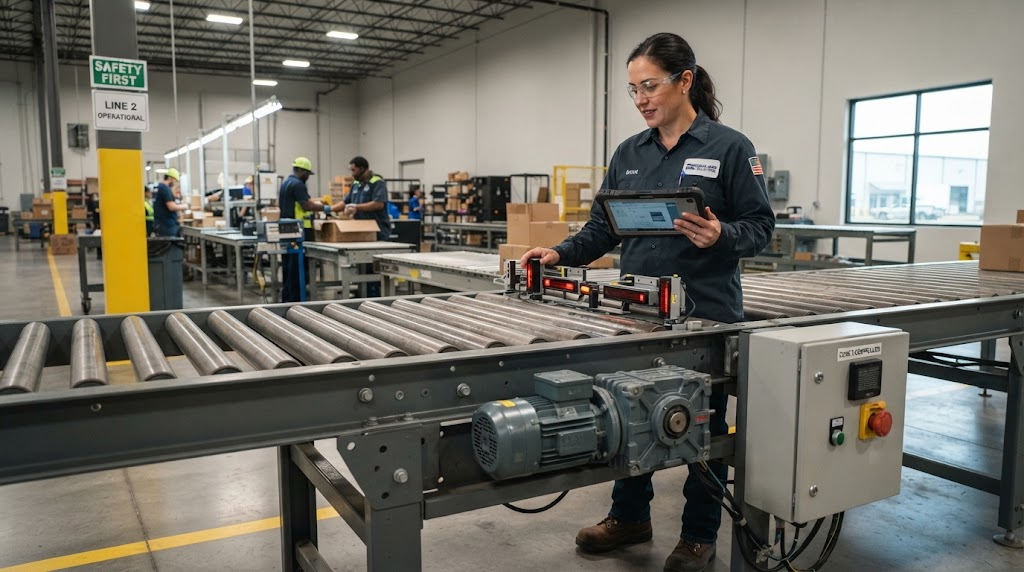 roller conveyor