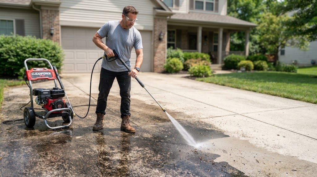 you’re to use a pressure washer