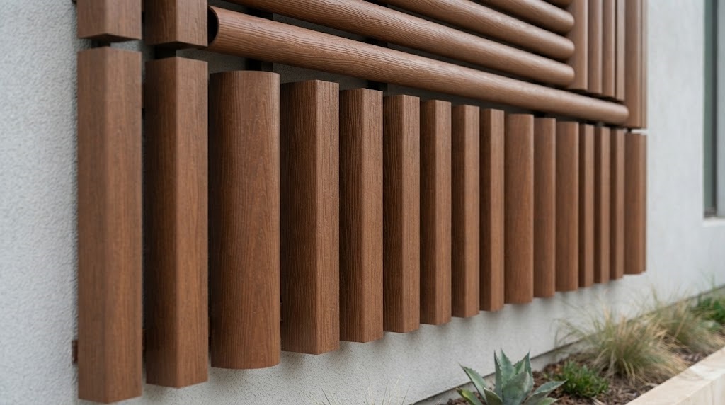 WPC timber tubes