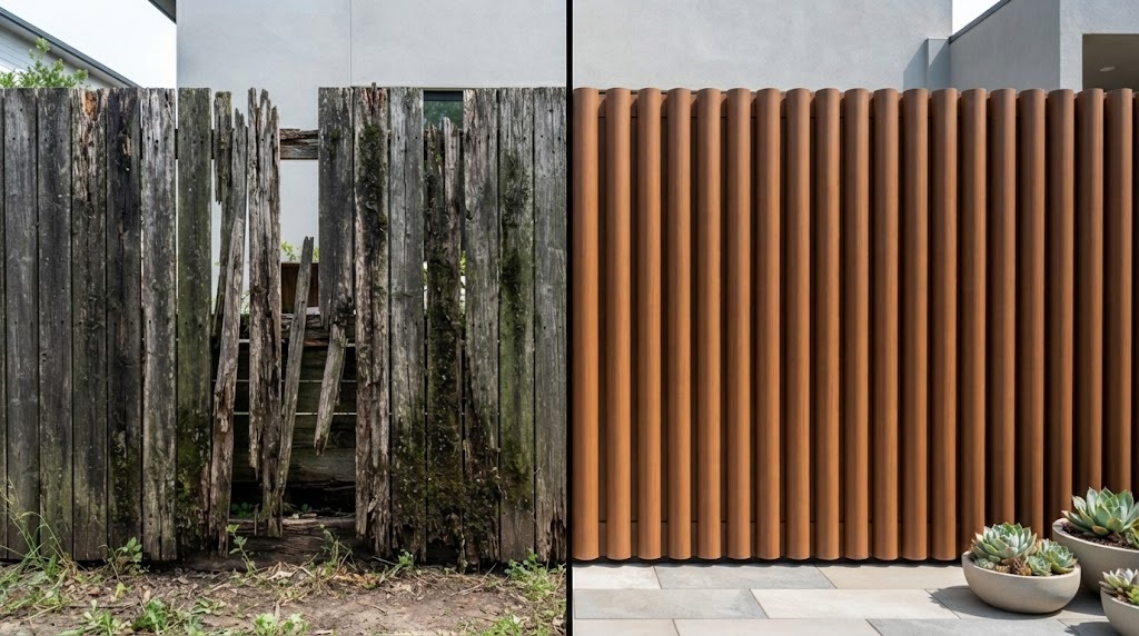 WPC timber tubes