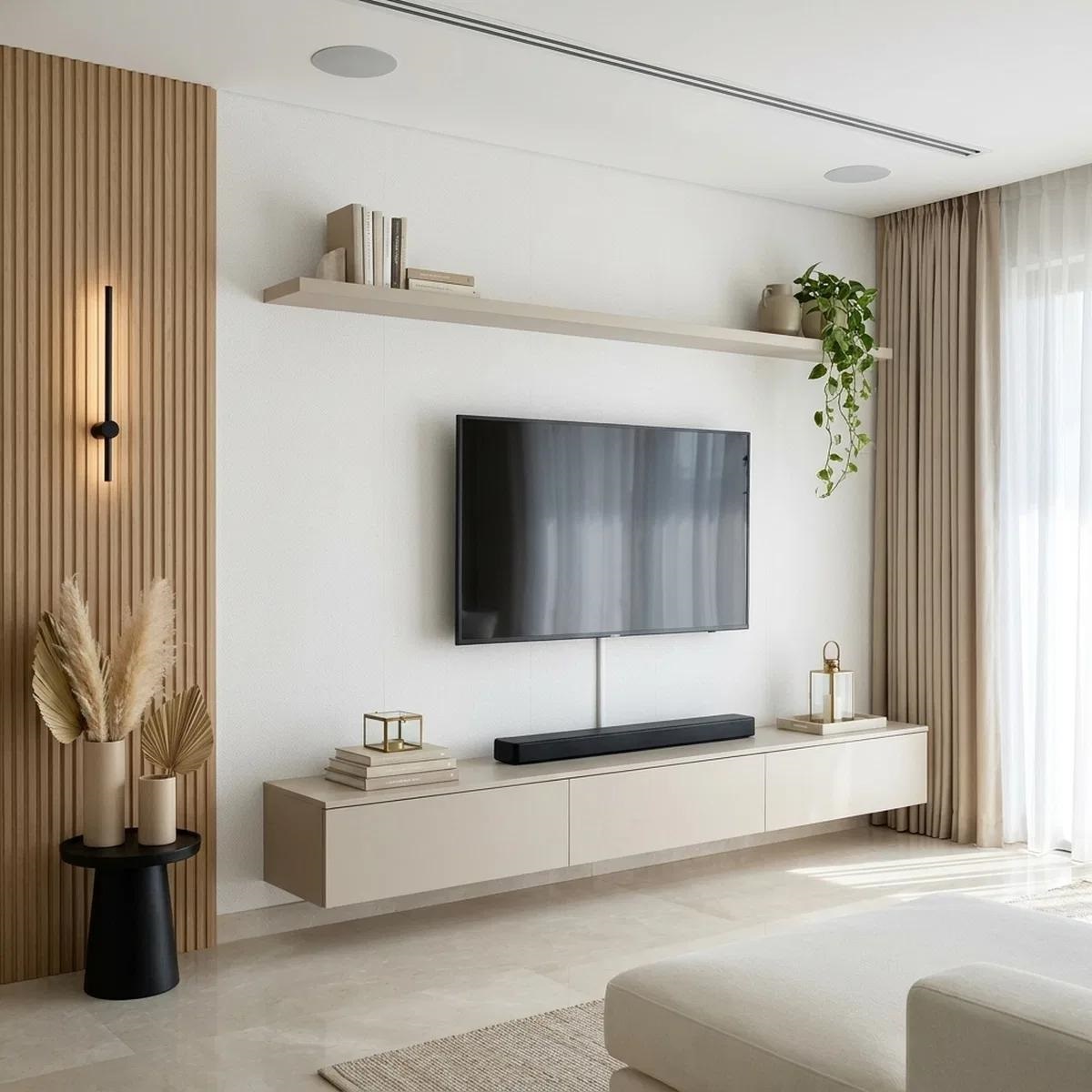 Wall-mounted televisions