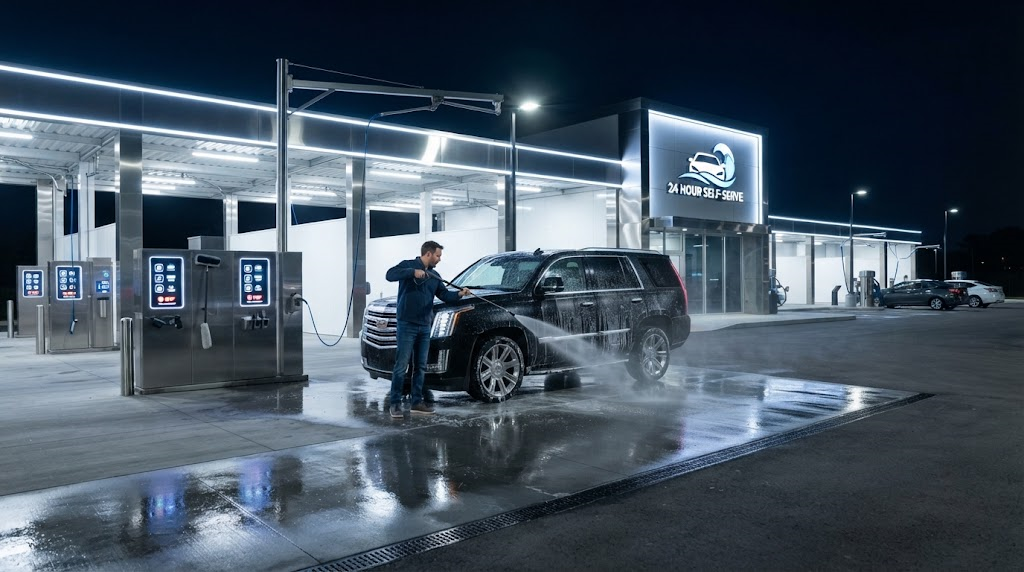 24-hour car wash
