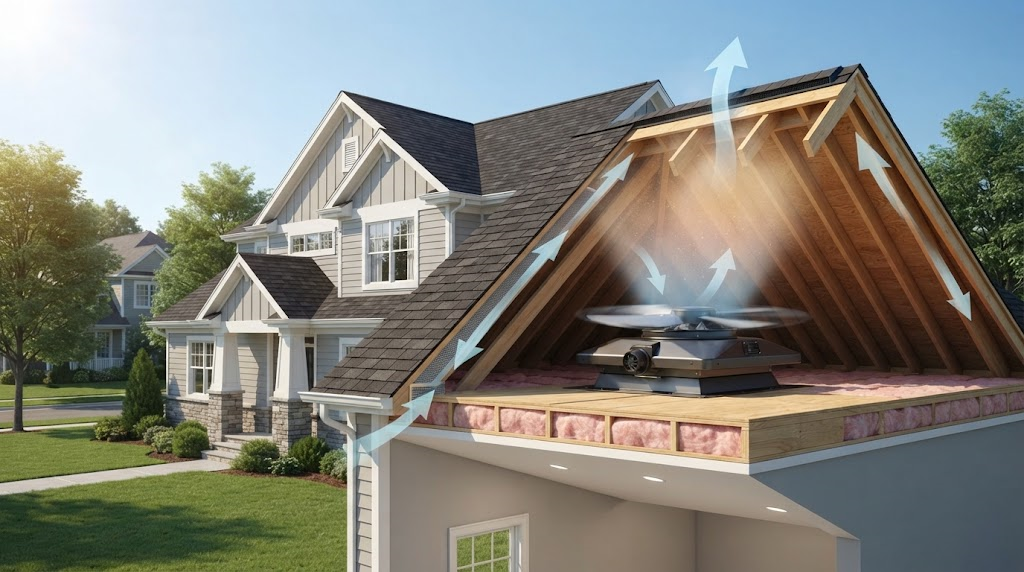 purpose of attic fan