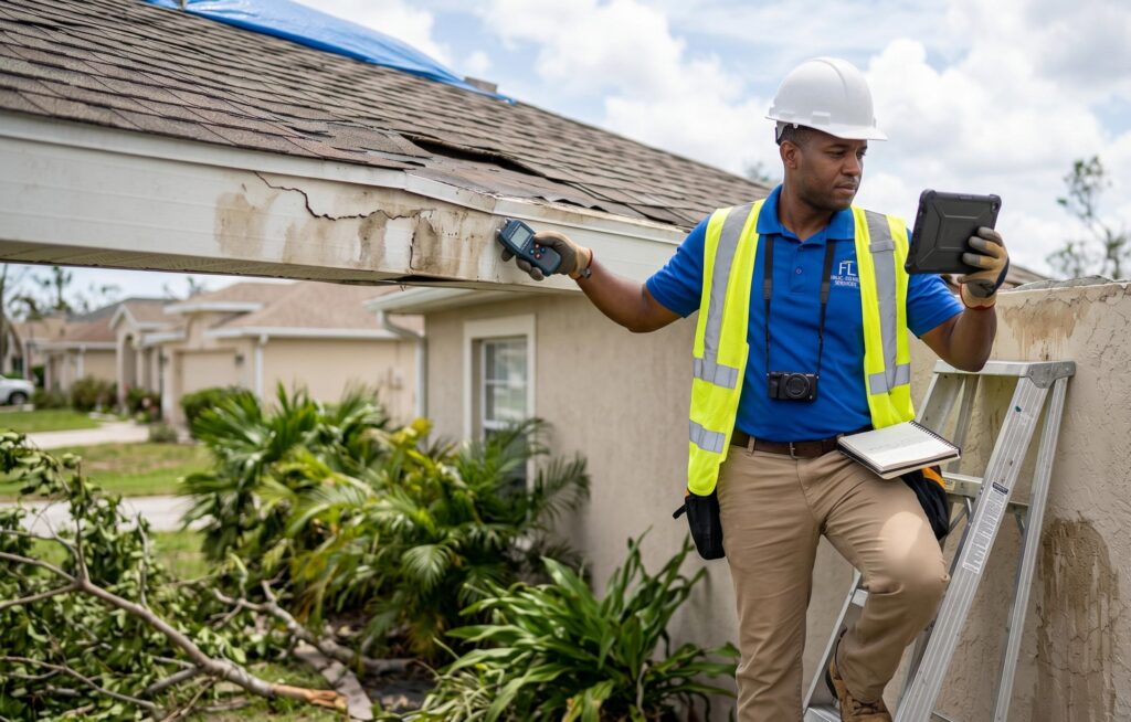 Filing a property damage claim after Hurricane Ian