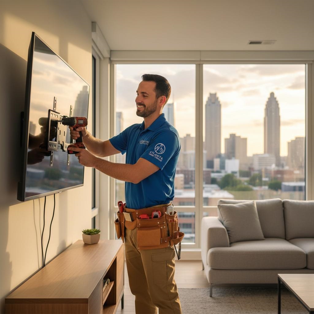 Wall-mounted televisions