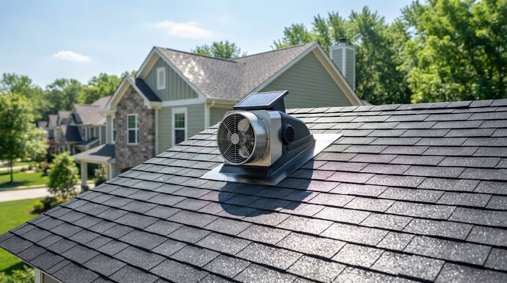 purpose of attic fan
