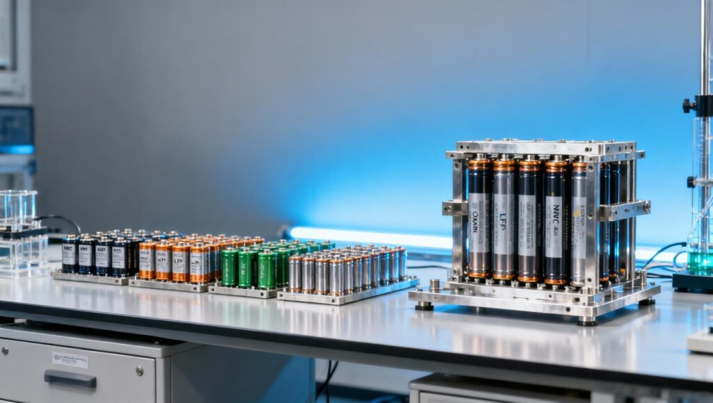 Lithium-ion batteries use lithium as a material to store energy