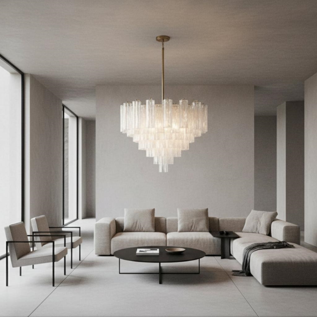 where to find a modern Murano chandelier online
